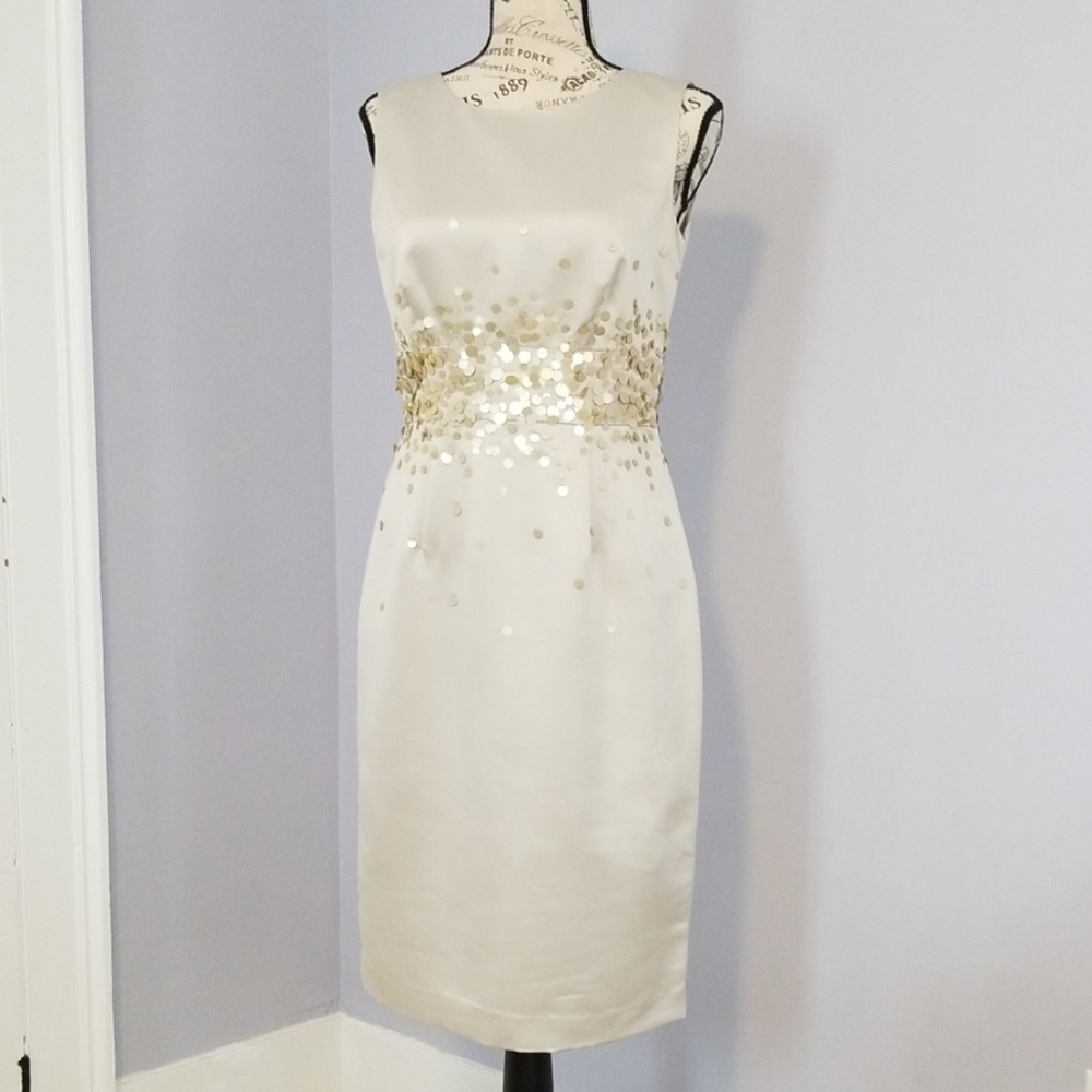 Calvin Klein Sequined Sheath Dress